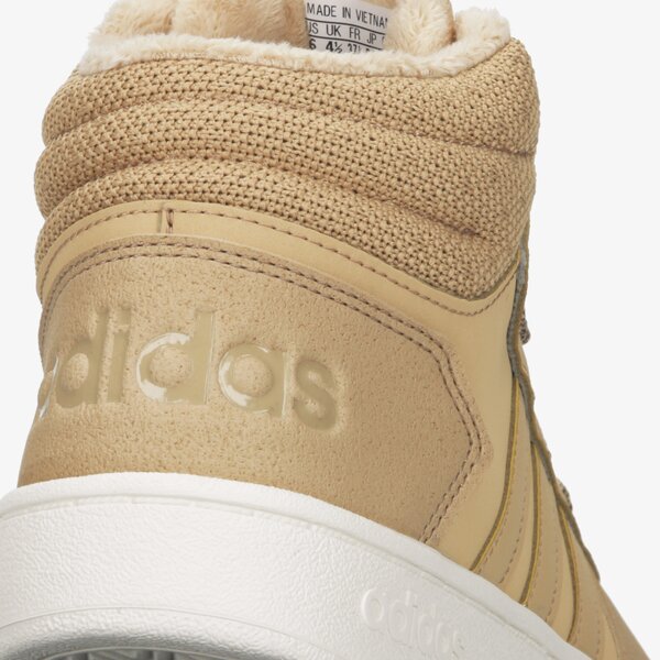 Buty sportowe damskie ADIDAS HOOPS 2.0 MID ee7876 kolor beżowy