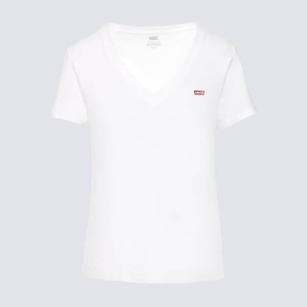 Koszulka damska LEVI'S T-SHIRT PERFECT VNECK 85341-0002 kolor biały