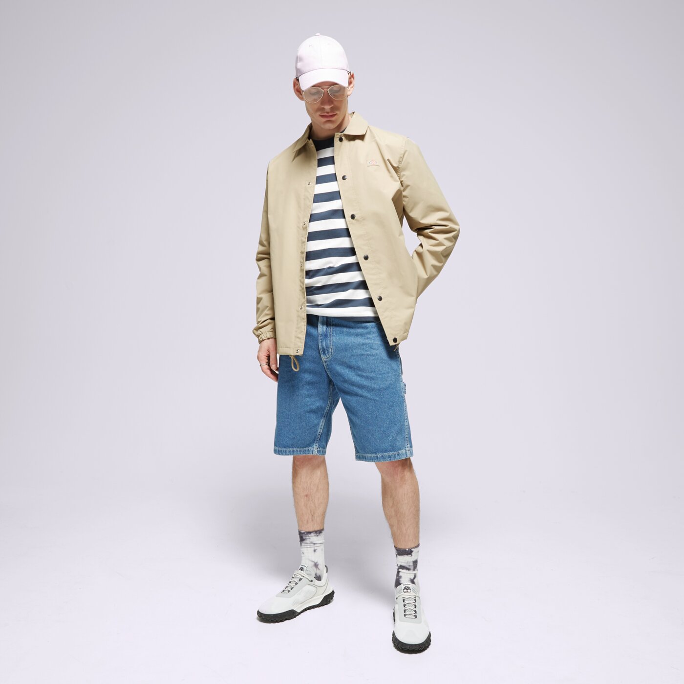 Spodenki męskie DICKIES SZORTY GARYVILLE DNM SHORT dk0a4xckclb1 kolor niebieski