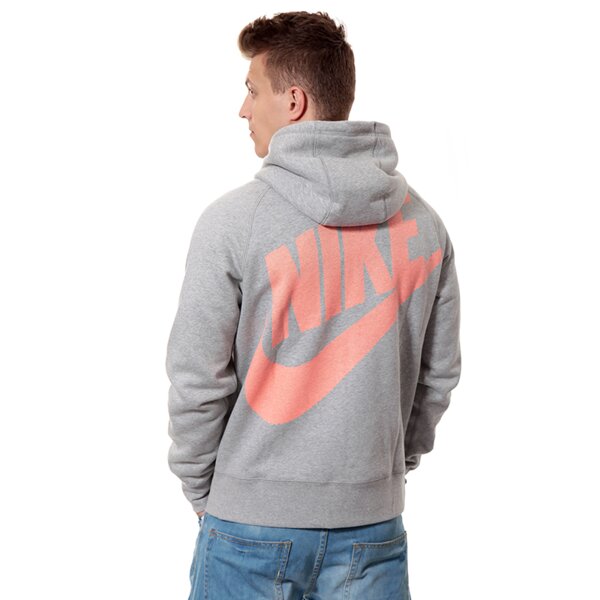 Bluza męska NIKE BLUZA AW77 FLC FZ HOODY -LOGO 26 620988063 kolor szary