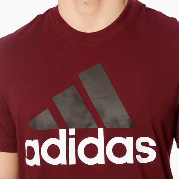 Koszulka męska ADIDAS T-SHIRT SS ESS LINEAR T s98740 kolor bordowy