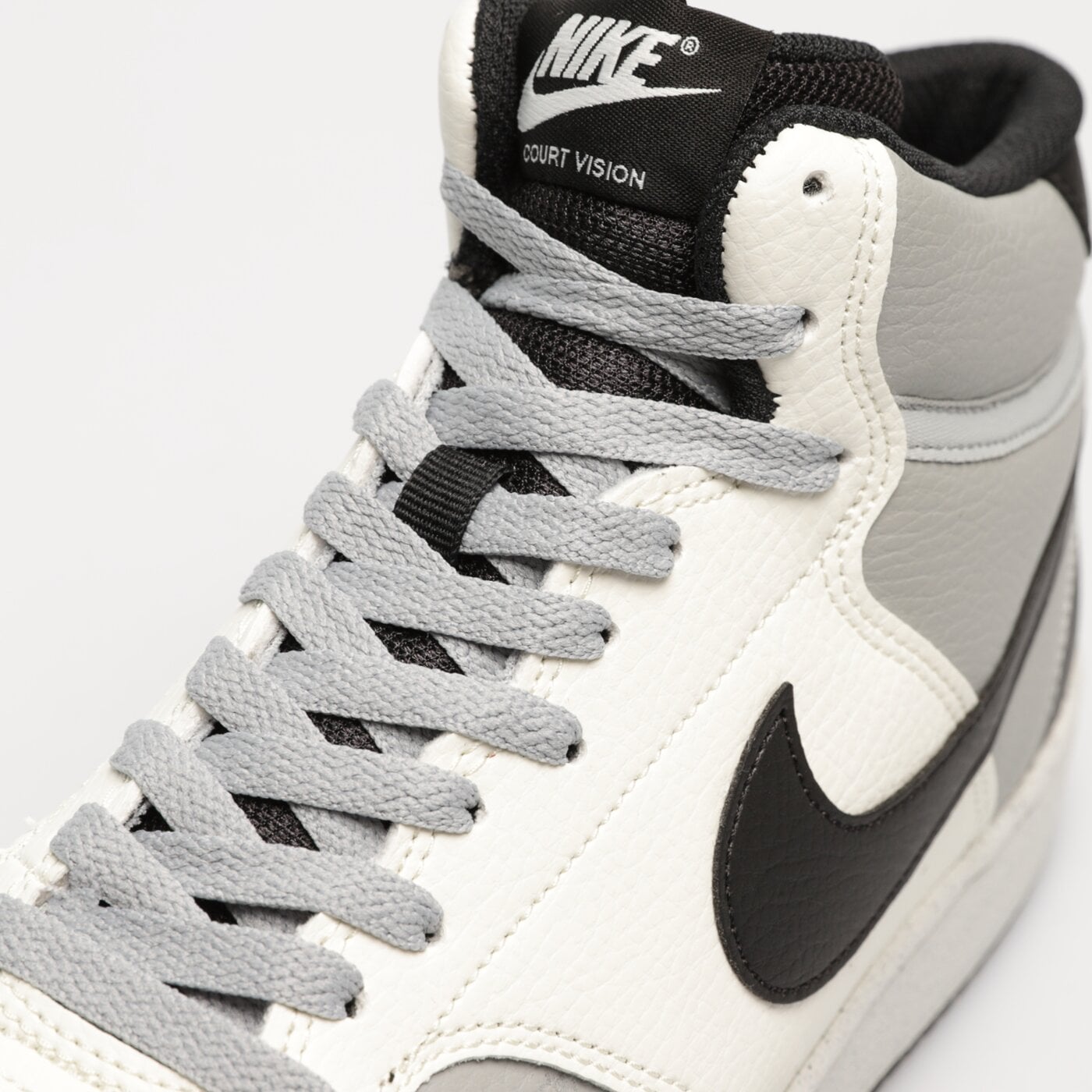 Buty sportowe męskie NIKE COURT VISION MID NEXT NATURE dn3577-002 kolor szary