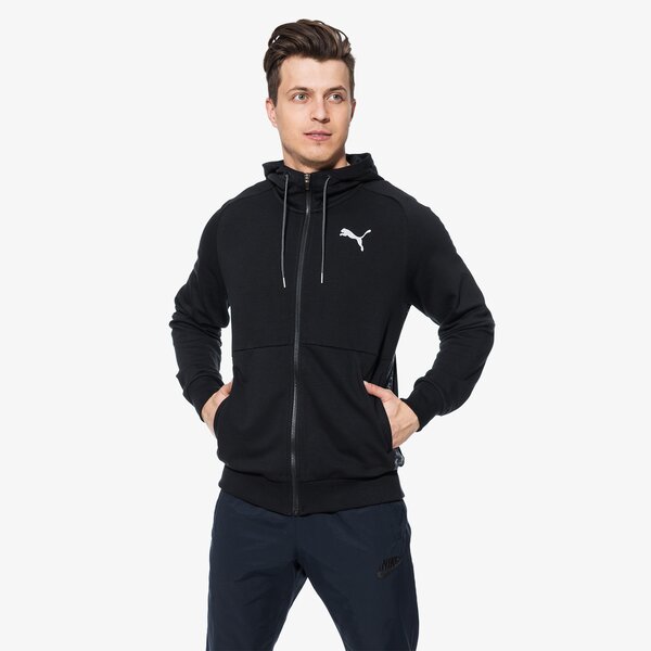 Bluza męska PUMA BLUZA ACTIVE HERO FZ HOODY 59497401 kolor czarny