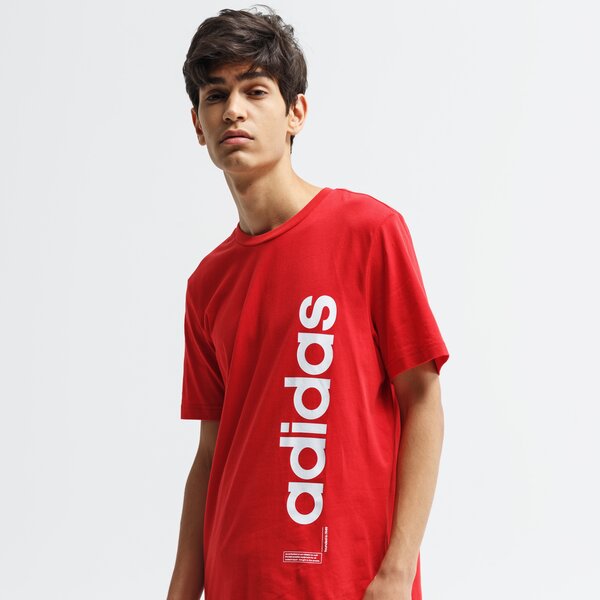 Koszulka męska ADIDAS T-SHIRT SS M VRTCL GRFX T fi7460 kolor czerwony