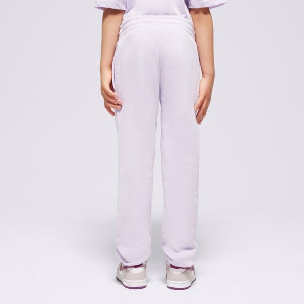 Spodnie dziecięce JORDAN SPODNIE ICON PLAY FLC PANT GIRL 45c696-p36 kolor fioletowy