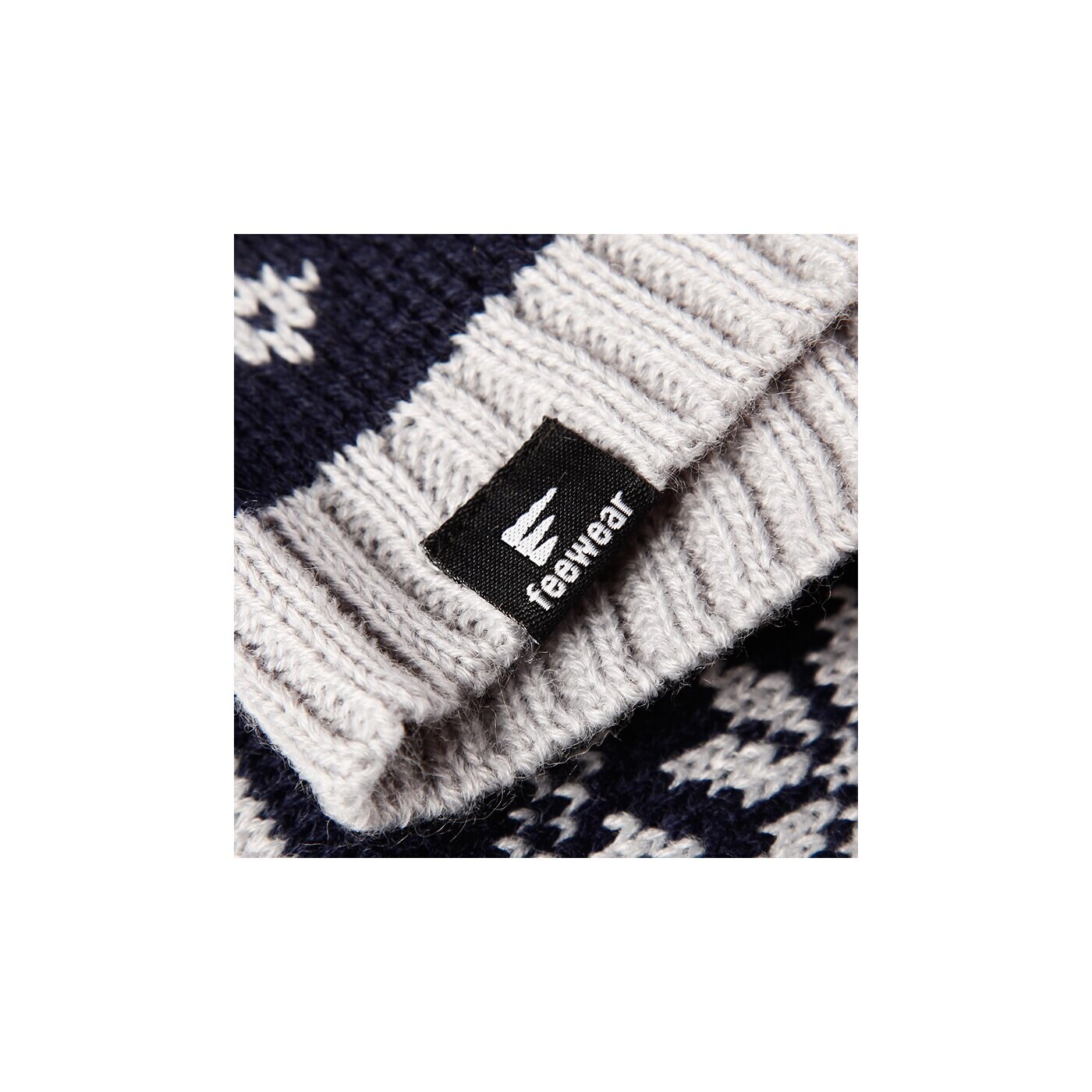 Czapka zimowa damska FEEWEAR CZAPKA POM-POM NAVY fw33cad14 kolor granatowy