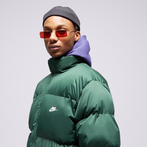 Kurtka zimowa męska NIKE KURTKA M NK CLUB PUFFER fb7368-323 kolor zielony