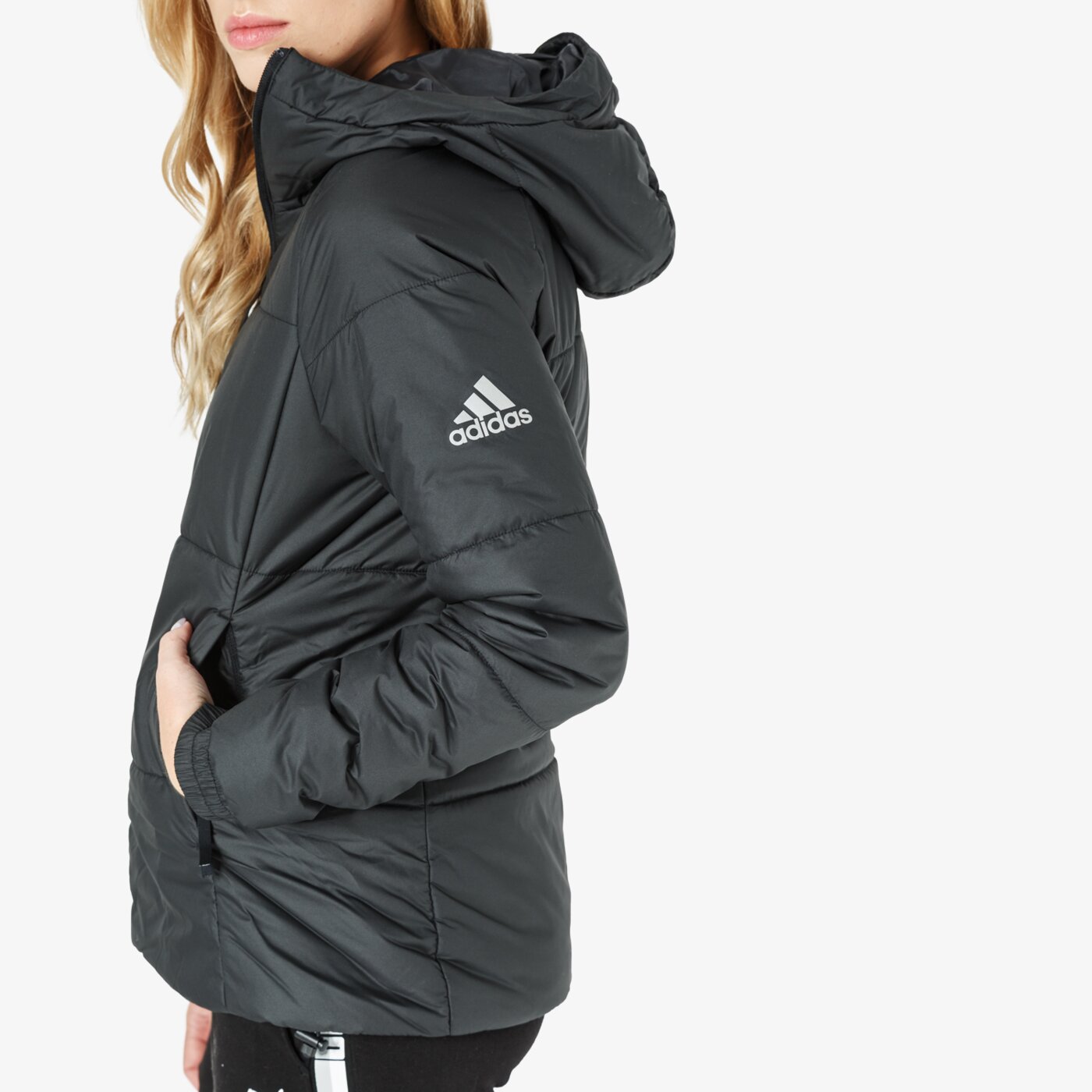 Kurtka zimowa damska ADIDAS KURTKA W BTS cy9127 kolor czarny