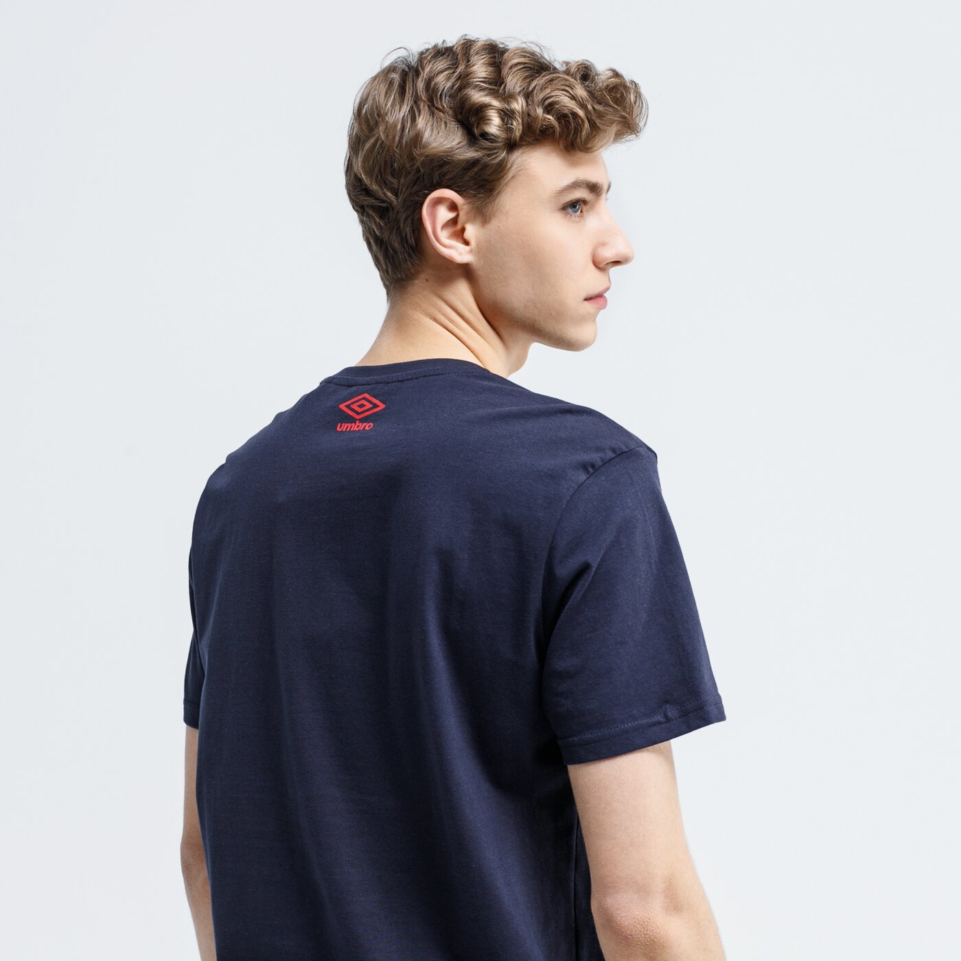 Koszulka męska UMBRO T-SHIRT TROLVO ul120tsm37001 kolor granatowy