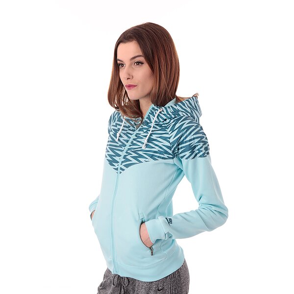 Bluza damska NIKE BLUZA RU W PRINTED OVERLAY WR 589287494 kolor niebieski