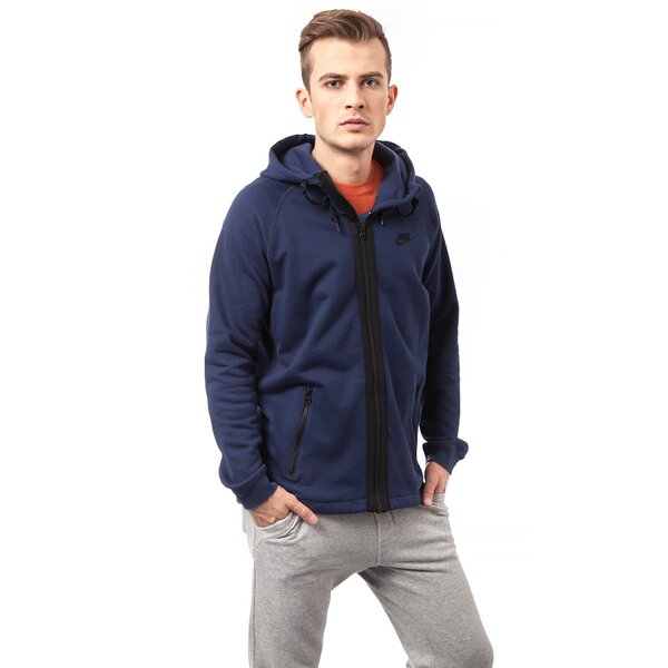 Bluza męska NIKE BLUZA FZ HOODY-NEW SILO 642875410 kolor niebieski