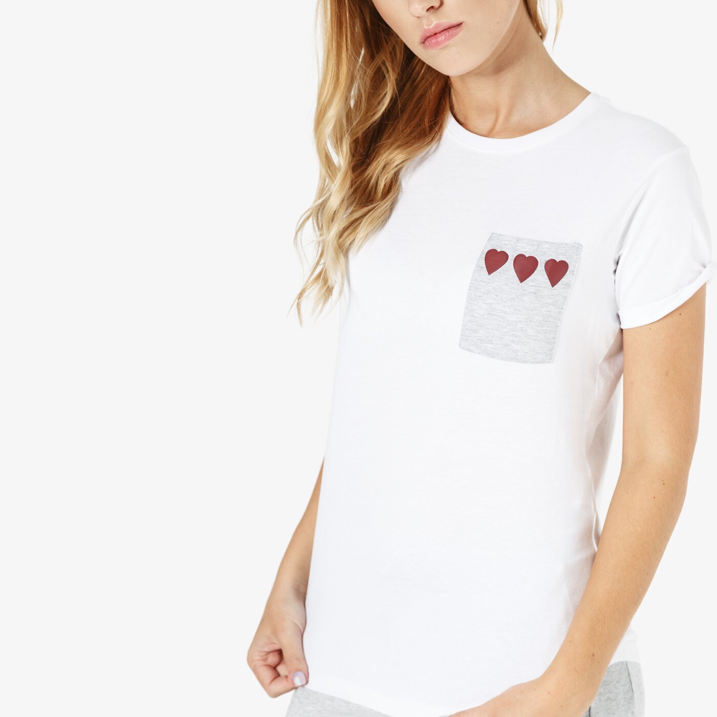 Koszulka damska FEEWEAR T-SHIRT SS SWEETHEART fw38tsd25001 kolor biały