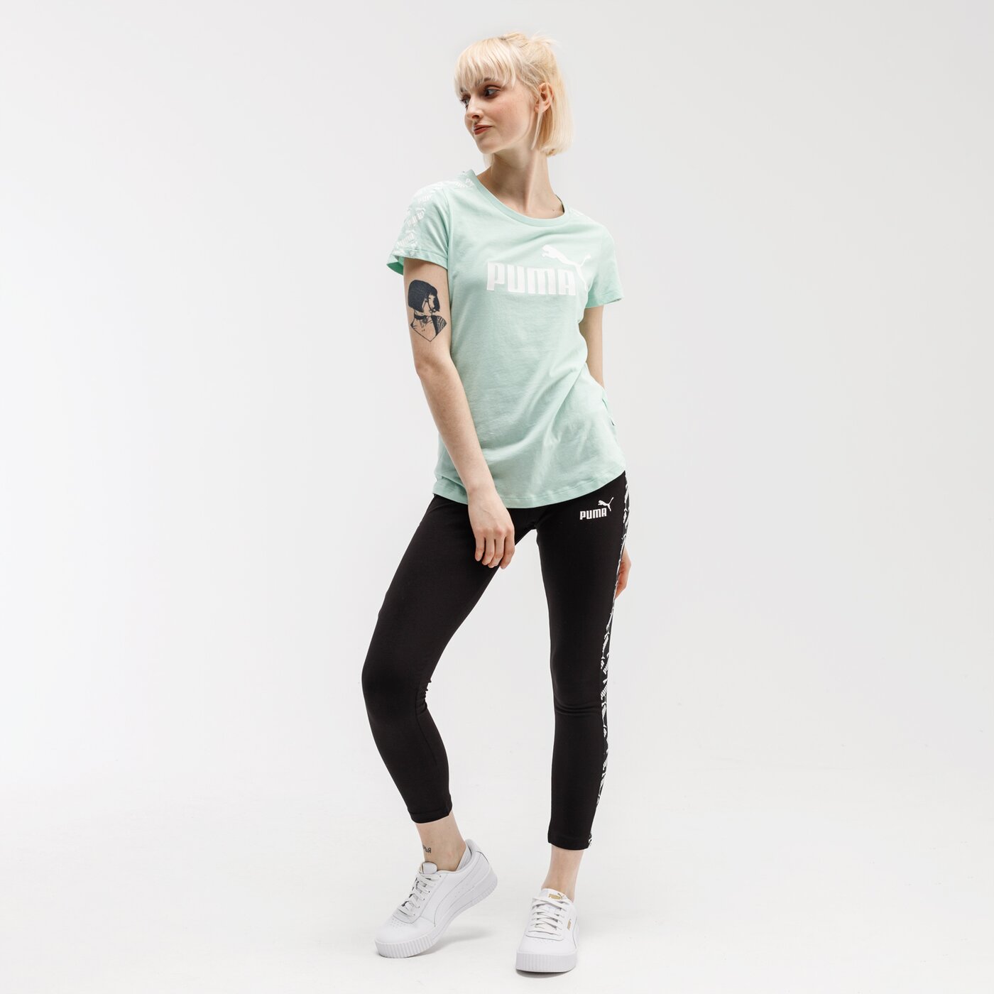 Koszulka damska PUMA T-SHIRT AMPLIFIED 581218 32 kolor zielony