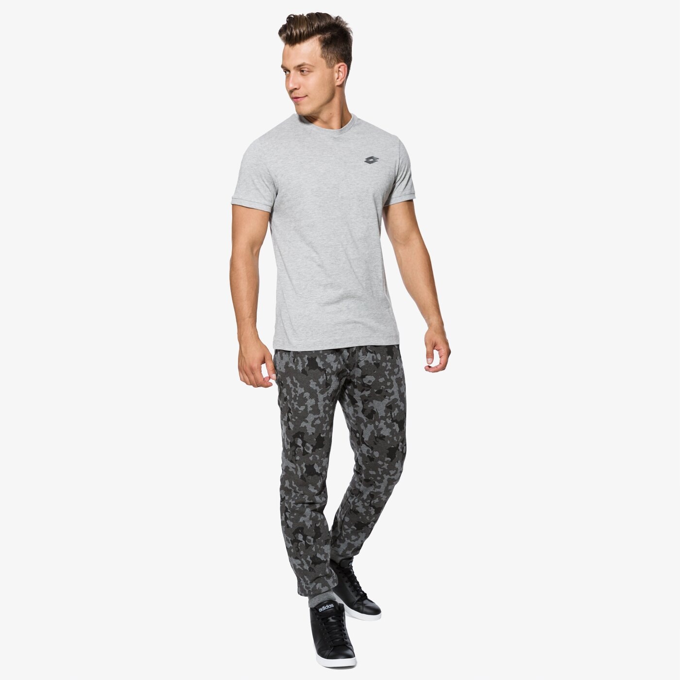 Koszulka męska LOTTO T-SHIRT SS BRYAN V BS s8530 kolor szary