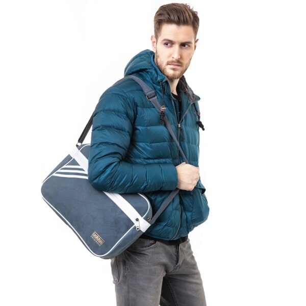 Torba sportowa damska ADIDAS TORBA AIRLINER SUEDE m30520 kolor granatowy