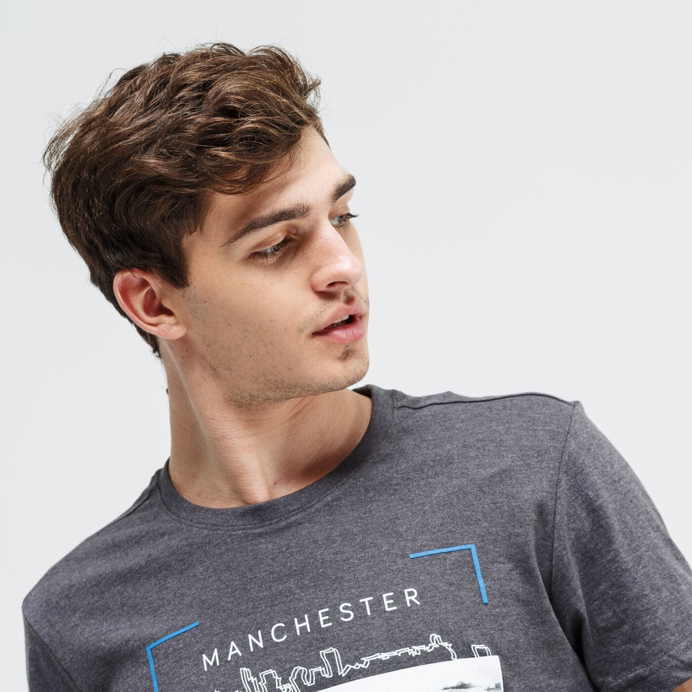 Koszulka męska UMBRO T-SHIRT MAURICE ul39tsm30001 kolor szary