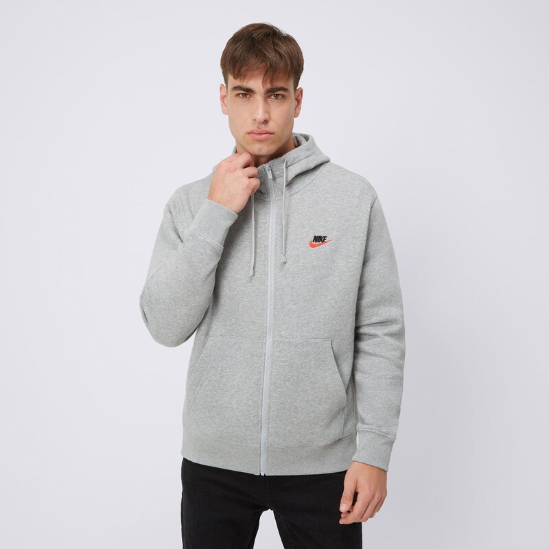 NIKE BLUZA ROZPINANA Z KAPTUREM MNSW CLUB DT FZ BB