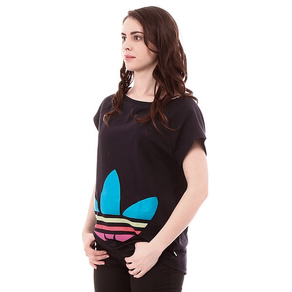 Koszulka damska ADIDAS T-SHIRT BIG TRF TEE z35440 kolor granatowy