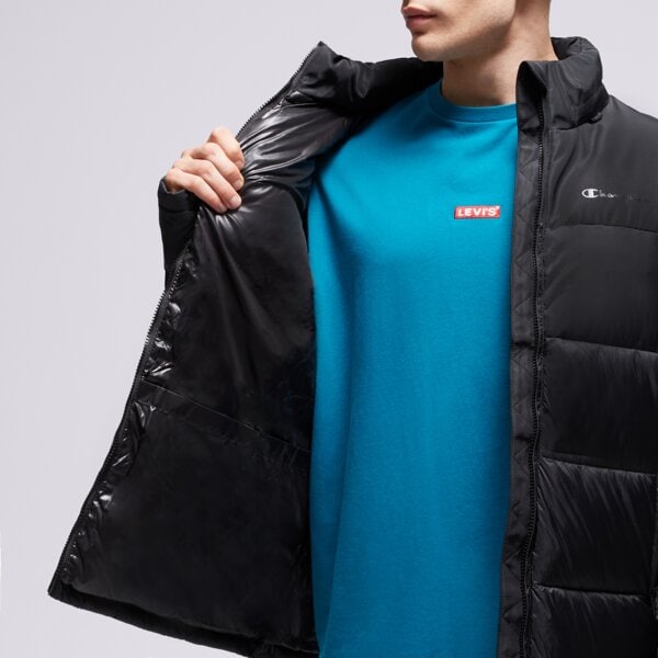 Kurtka zimowa męska CHAMPION KURTKA PUCHOWA JACKET 219191kk001 kolor czarny