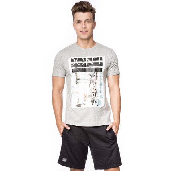 Koszulka męska FEEWEAR T-SHIRT KOMODO fw16tsmpr071 kolor szary