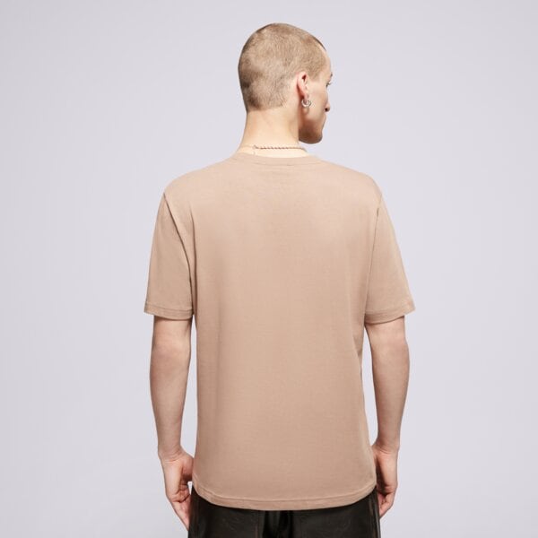 Koszulka męska CHAMPION T-SHIRT CREWNECK TEE 220453ms112 kolor beżowy