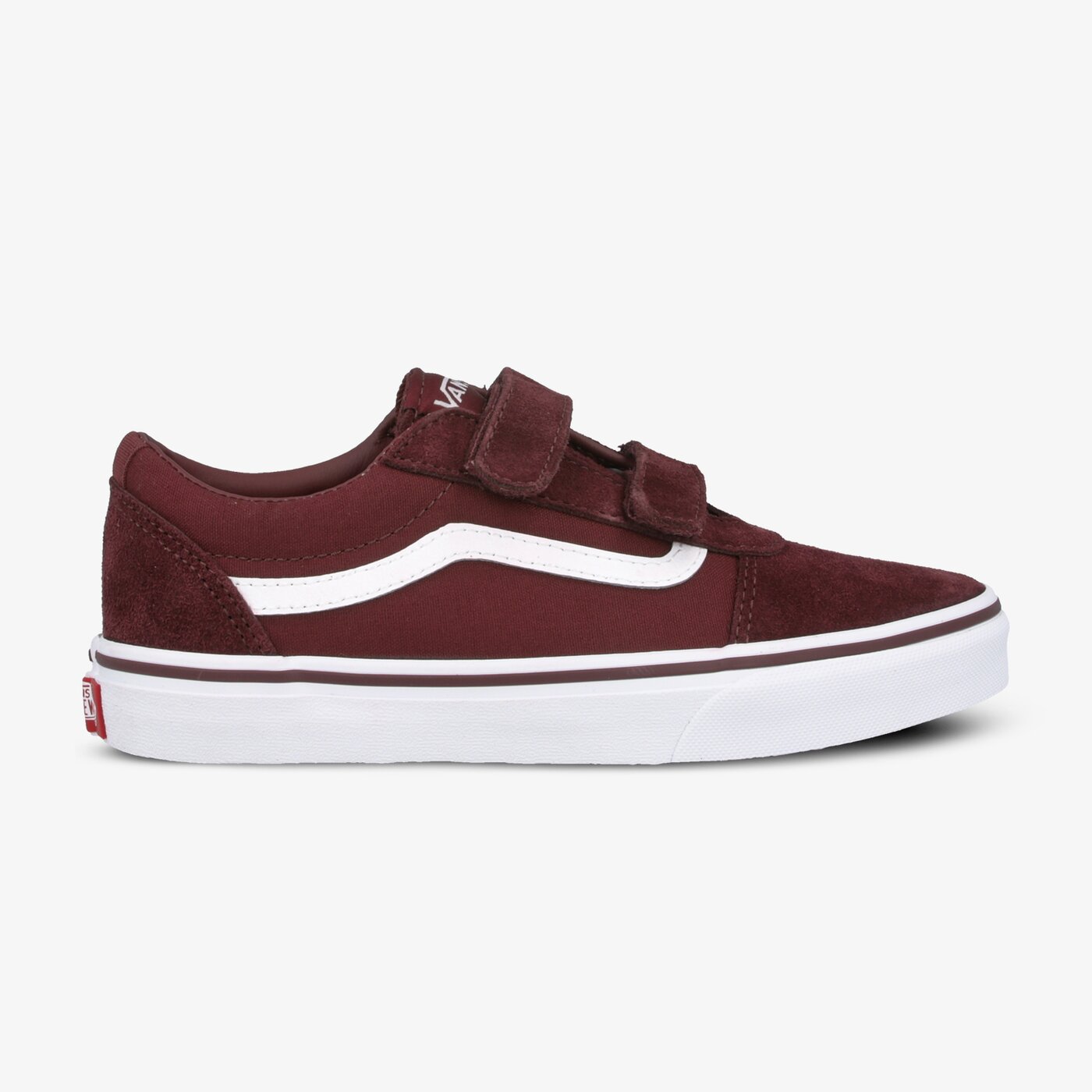 Buty dziecięce VANS YT WARD V vn0a4budu1a1 kolor bordowy