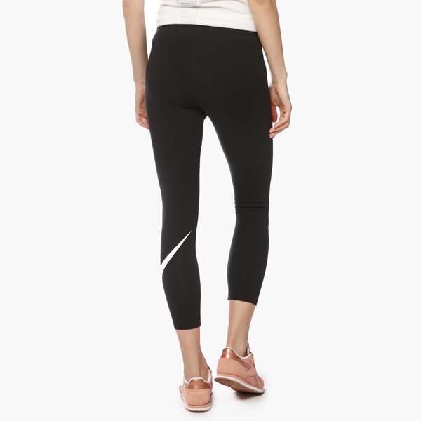 Spodnie dresowe damskie NIKE SPODNIE NSW LGGNG CLUB CROP LOGO 831117010 kolor czarny
