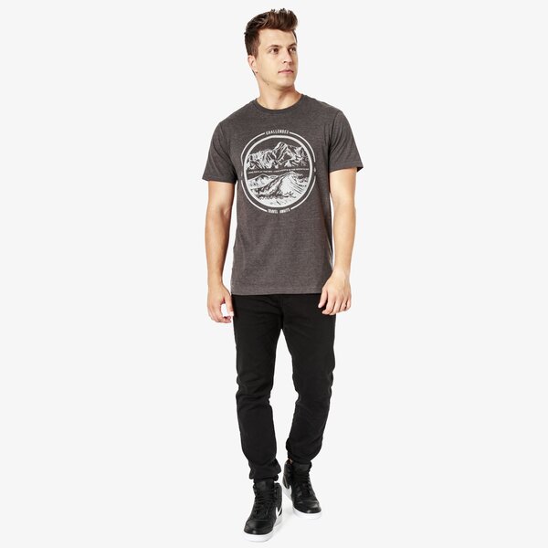 Koszulka męska FEEWEAR T-SHIRT SS ICEFALL fw38tsm20001 kolor szary