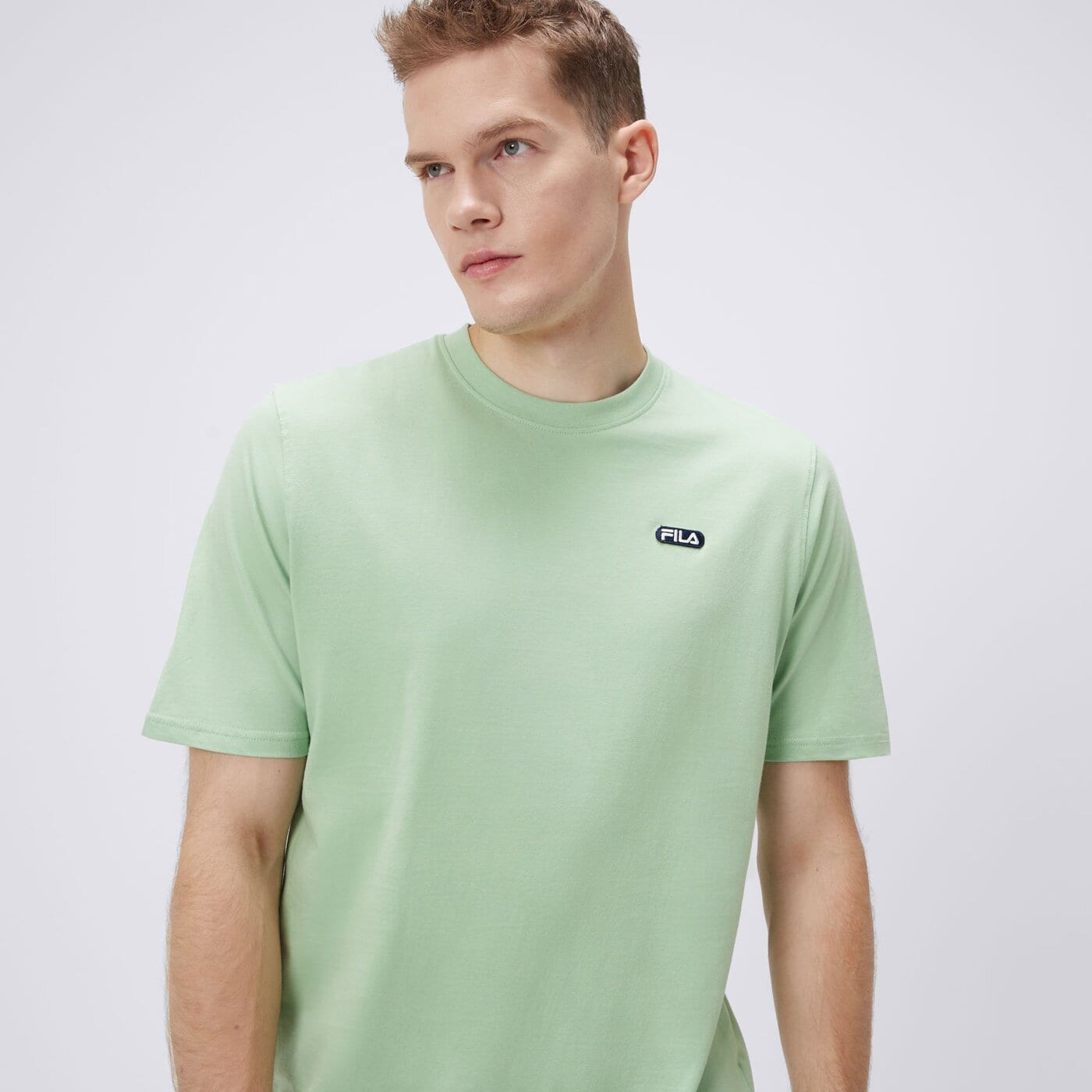 Koszulka męska FILA T-SHIRT LOFT ss25spm016495 kolor zielony