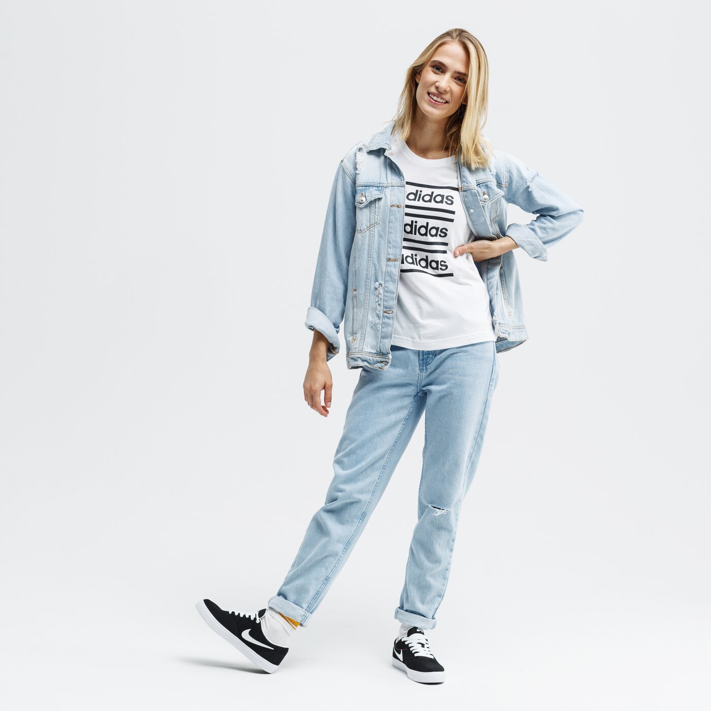 Koszulka damska ADIDAS T-SHIRT SS W C90 eh6460 kolor biały