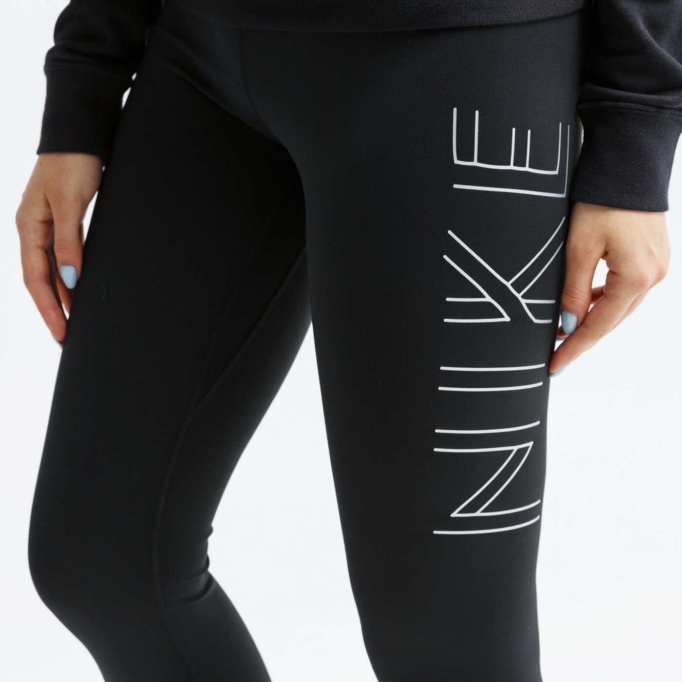 Spodnie dresowe damskie NIKE LEGGINGS W NK FAST GLAM DUNK bv4767-010 kolor czarny