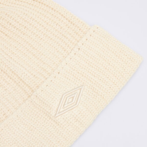 Czapka zimowa damska UMBRO CZAPKA UMBRO ESS BEIGE ul325hat10003 kolor beżowy