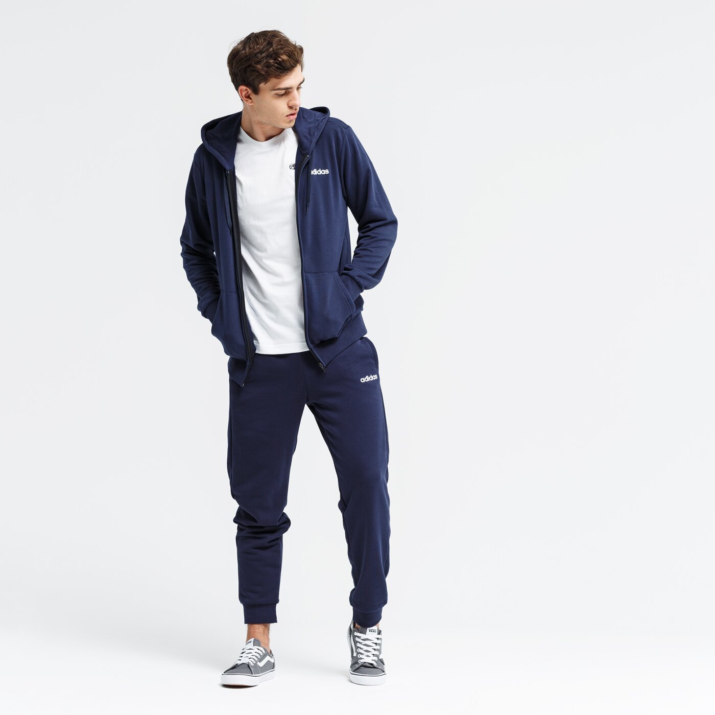 Koszulka męska ADIDAS T-SHIRT E 3S du0441 kolor biały