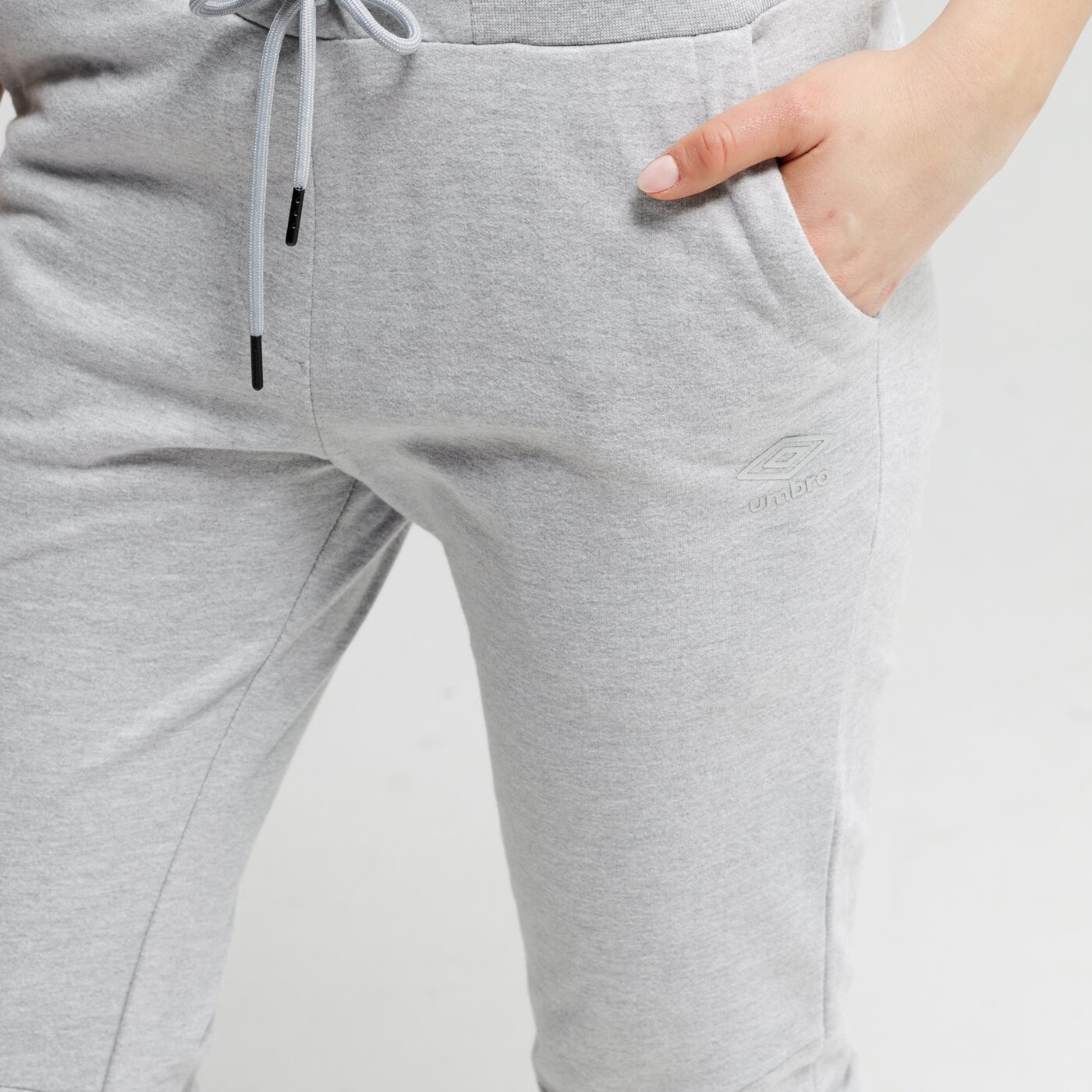 Spodnie dresowe damskie UMBRO SPODNIE HUMMY ul19spd08001 kolor szary