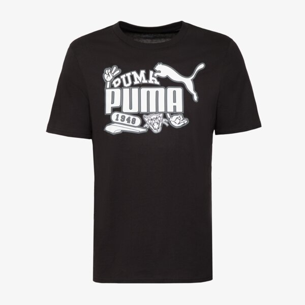 Koszulka męska PUMA T-SHIRT GRAPHICS ICON 67447601 kolor czarny