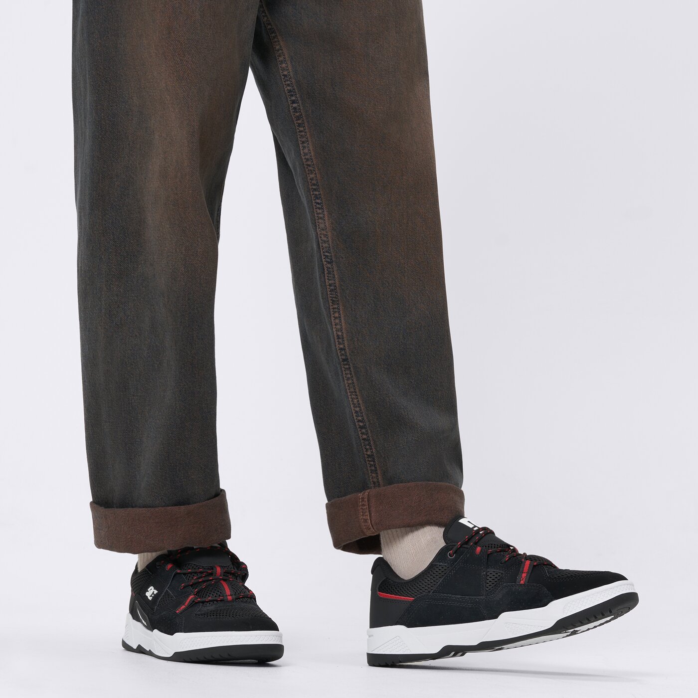 Buty sportowe męskie DC CONSTRUCT adys100822-kho kolor czarny