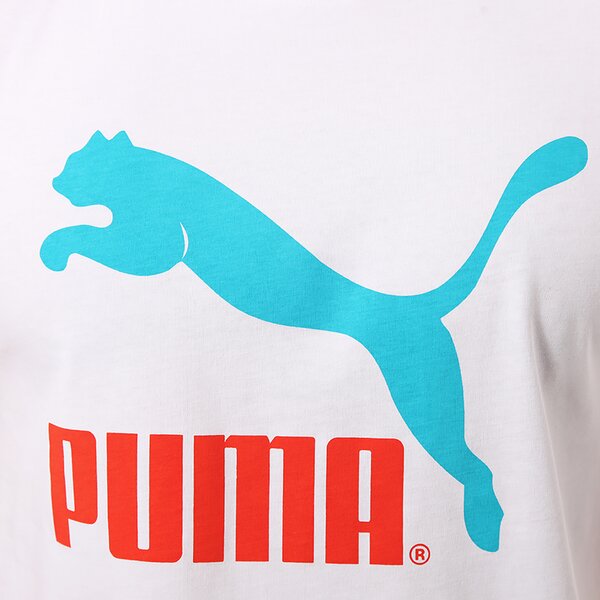 Koszulka męska PUMA T-SHIRT NO. 1 LOGO TEE 56446517 kolor biały