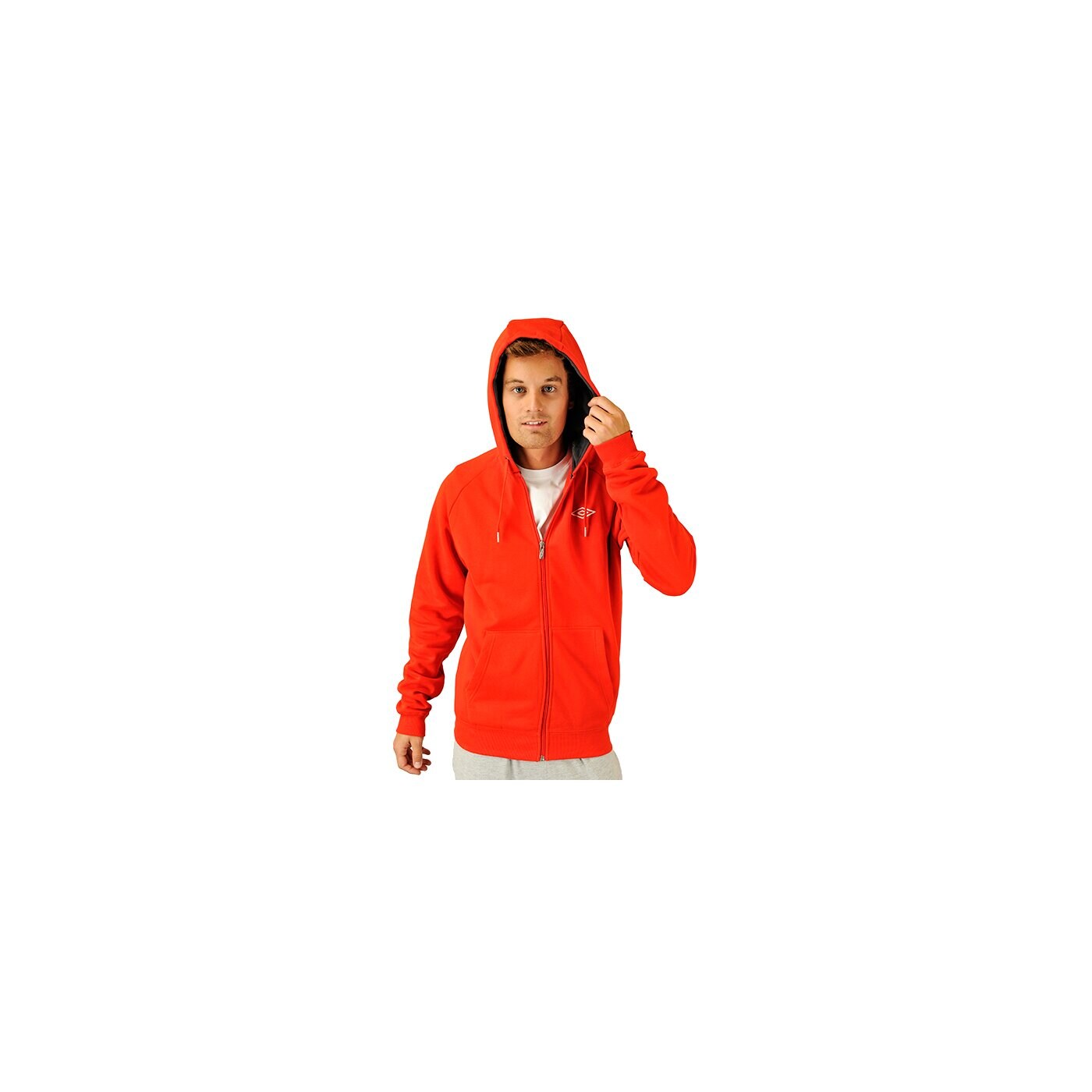 Bluza męska UMBRO BLUZA FLEECE ZIP TROUGH 60931uzmi 