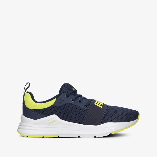 Buty do biegania dla dzieci PUMA WIRED RUN JR 37421407 kolor granatowy