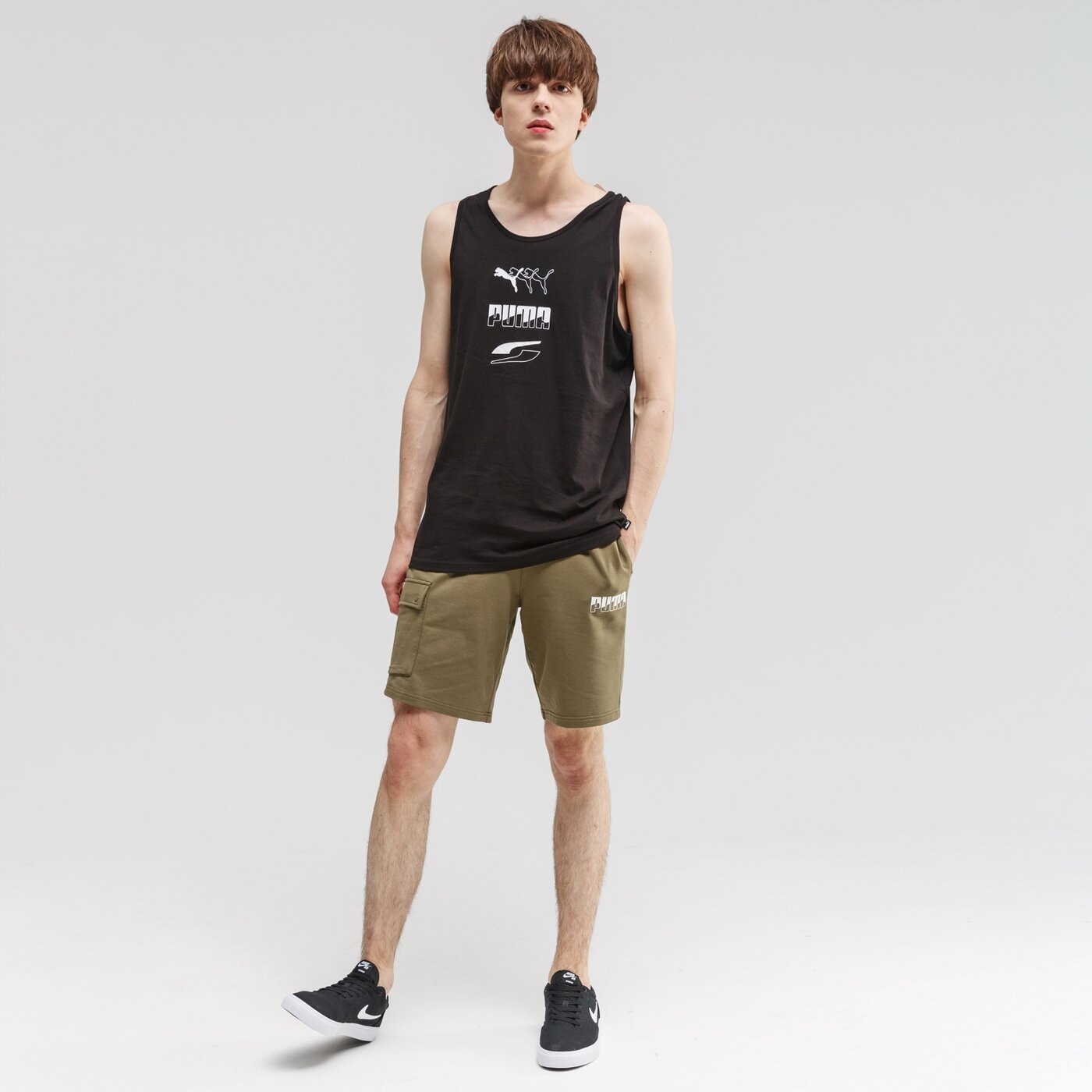 Tank top męski PUMA TANK REBEL 581520 01 kolor czarny