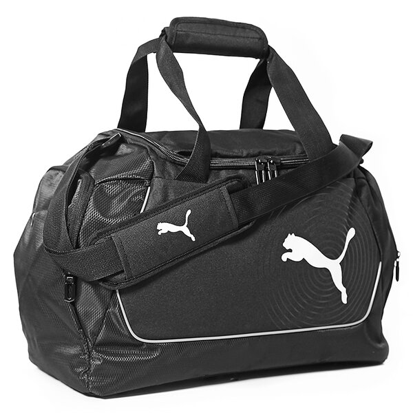 Torba sportowa damska PUMA TORBA EVOPOWER SMALL BAG BLACK-WHITE 7211801 kolor czarny