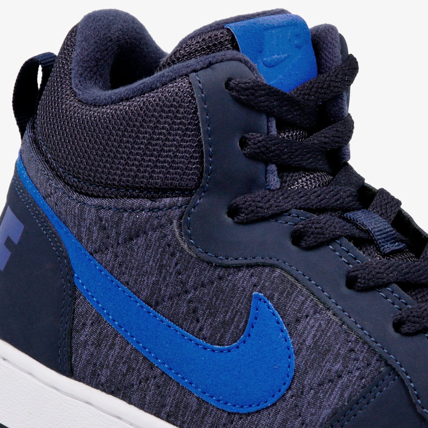 Buty dziecięce NIKE COURT BOROUGH MID SE BG 918340-402 kolor czarny