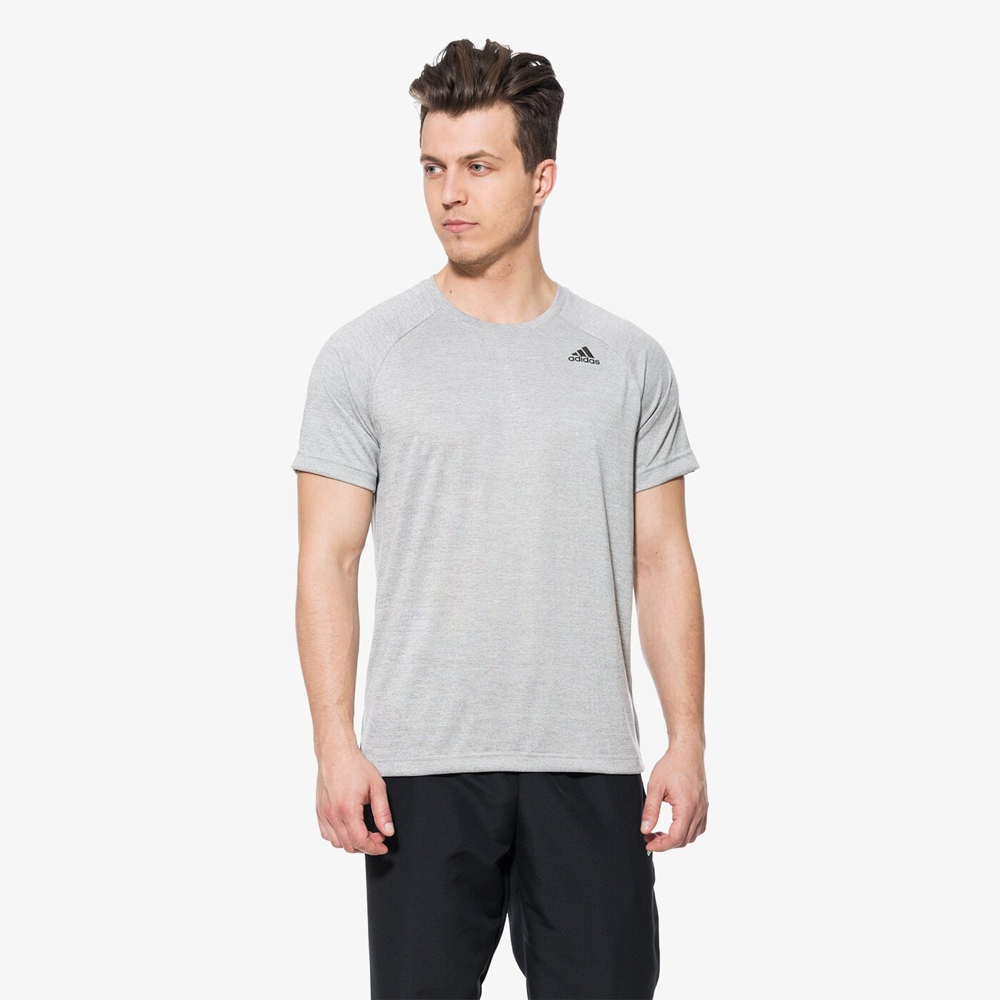 Koszulka męska ADIDAS T-SHIRT SS D2M HT bj8607 kolor szary