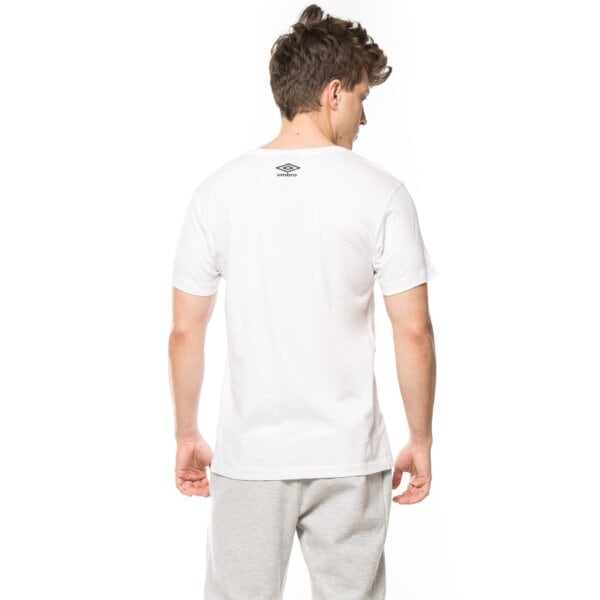 Koszulka męska UMBRO T-SHIRT PALLA M ul16tsm81001 kolor biały