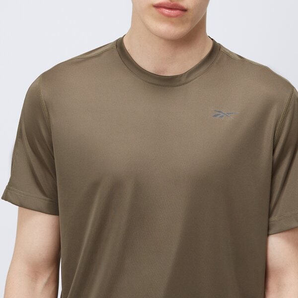 Koszulka męska REEBOK T-SHIRT SS TECH 100057848 kolor khaki