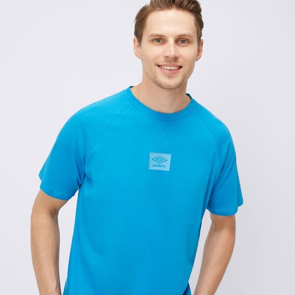 Koszulka męska UMBRO T-SHIRT SS RLXD 66419u-hgp kolor niebieski