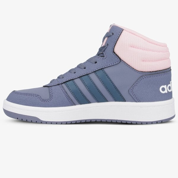 Buty dziecięce ADIDAS HOOPS MID 2.0 K f35099 kolor fioletowy