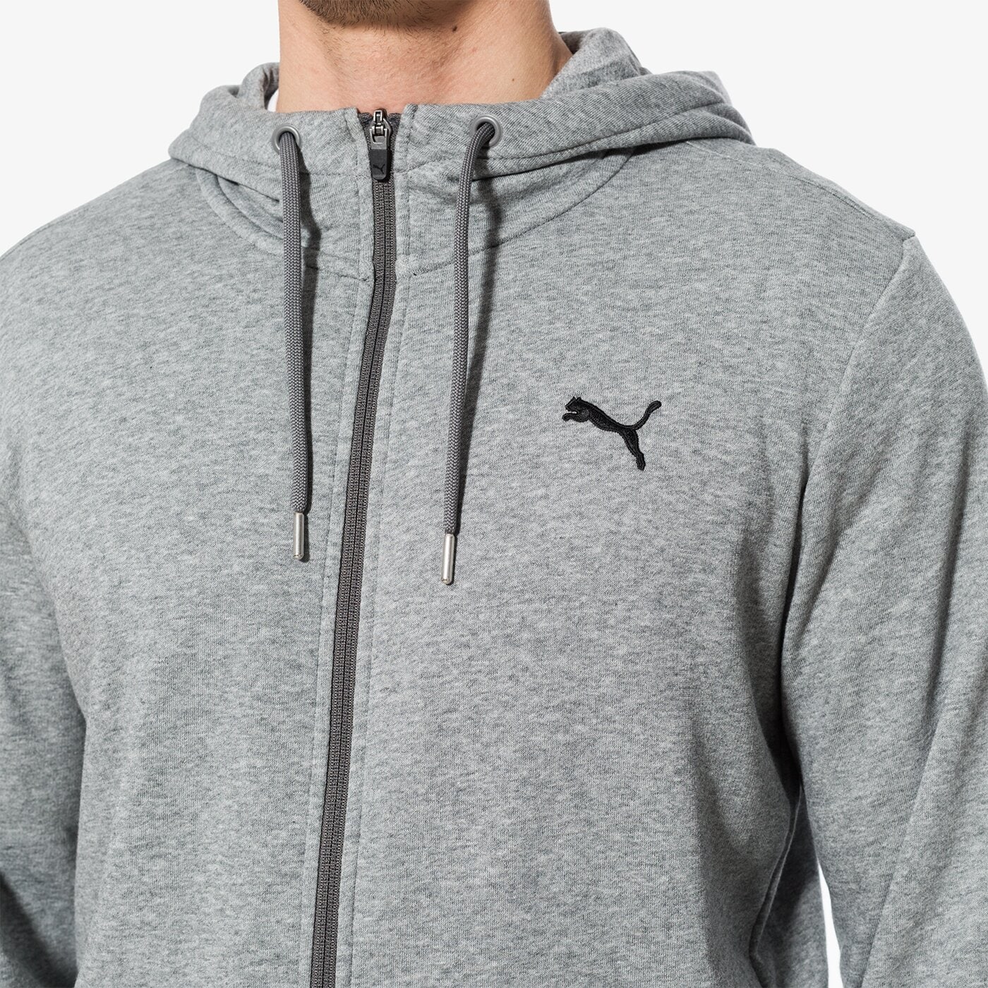 Bluza męska PUMA BLUZA ESS FZ HOODY 83837103 kolor szary