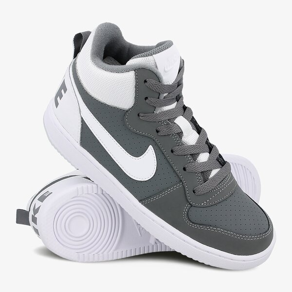 Buty dziecięce NIKE COURT BOROUGH MID (GS) 839977003 kolor szary