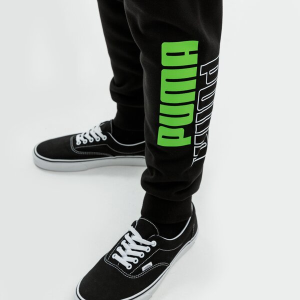 Spodnie dresowe męskie PUMA SPODNIE POWER LOGO SWEAT FL CL 589414 51 kolor czarny
